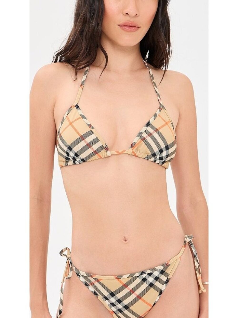 N-64. Burberry Sadie Check Top Medium - Picture 1 of 1